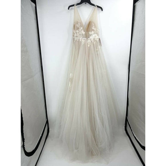 BHLDN Watters The Ricarda Gown Size 8 Tulle Gown - Picture 4 of 12